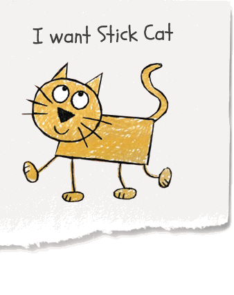 I want Stick Cat